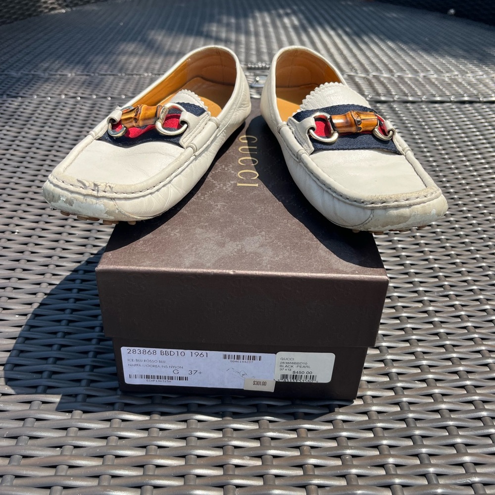 Gucci size 37.5 women’s loafers.